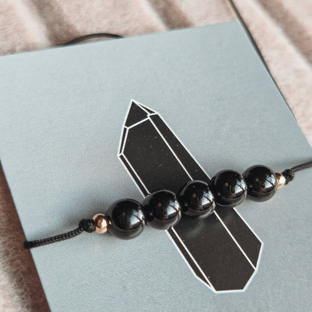 Armbandje edelsteen toermalijn handgemaakt sieraad van Joy & Clay