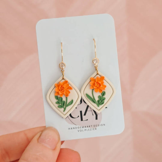 Geboortebloem oktober: calendula stijlvolle uitvoering van Joy & Clay