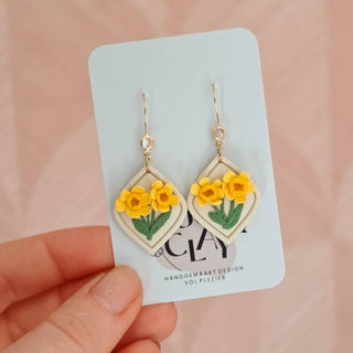 Geboortebloem maart: narcis stijlvolle uitvoering van Joy & Clay
