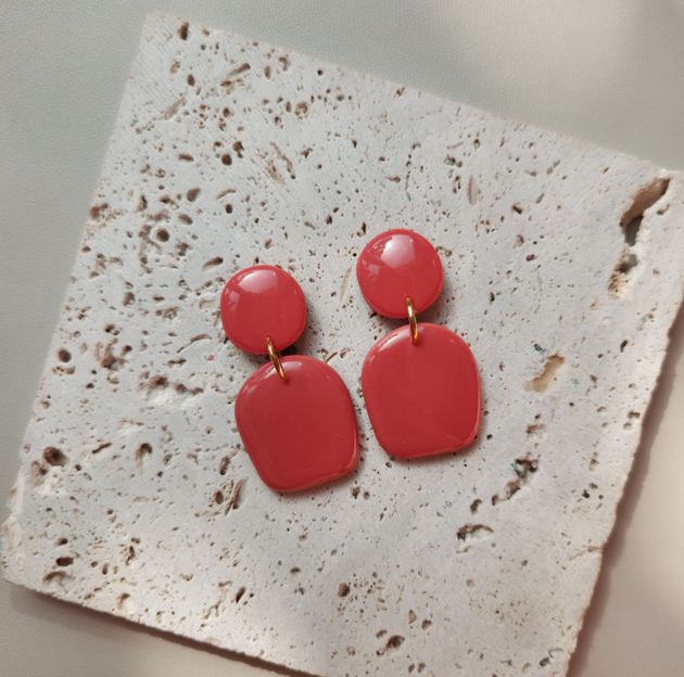 Organische hanger roze