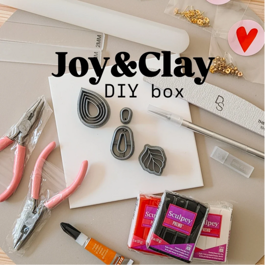 DIY box - maak je eigen oorbellen polymeerklei pakket van Joy & Clay