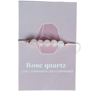 Armbandje edelsteen rozenkwarts
