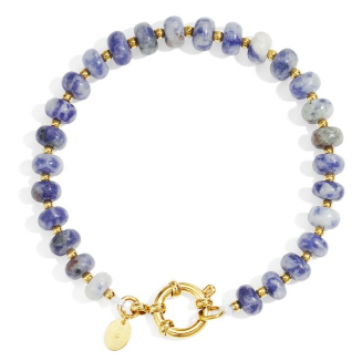 Kralenarmband blauw handgemaakte armband van Joy & Clay