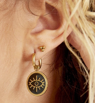 Studs drie balletjes zilver handgemaakt sieraad van Joy & Clay