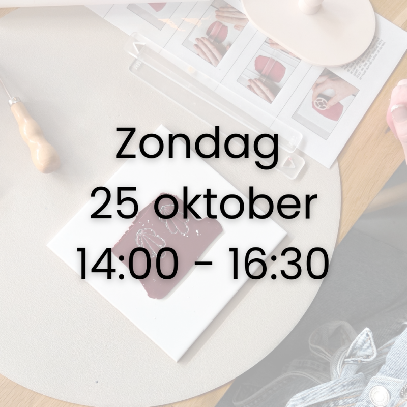 Workshop oorbellen maken bij Joy & Clay - Zondag 25 oktober